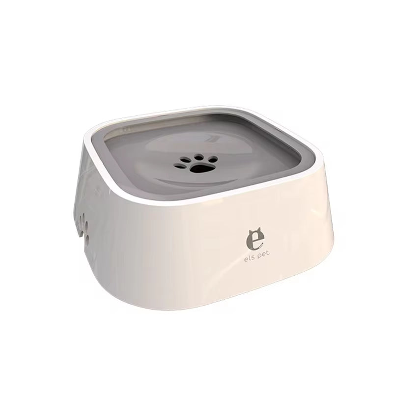 Spill-Free Floating Pet Water Bowl - Non-Wet Design for Dogs and Cats