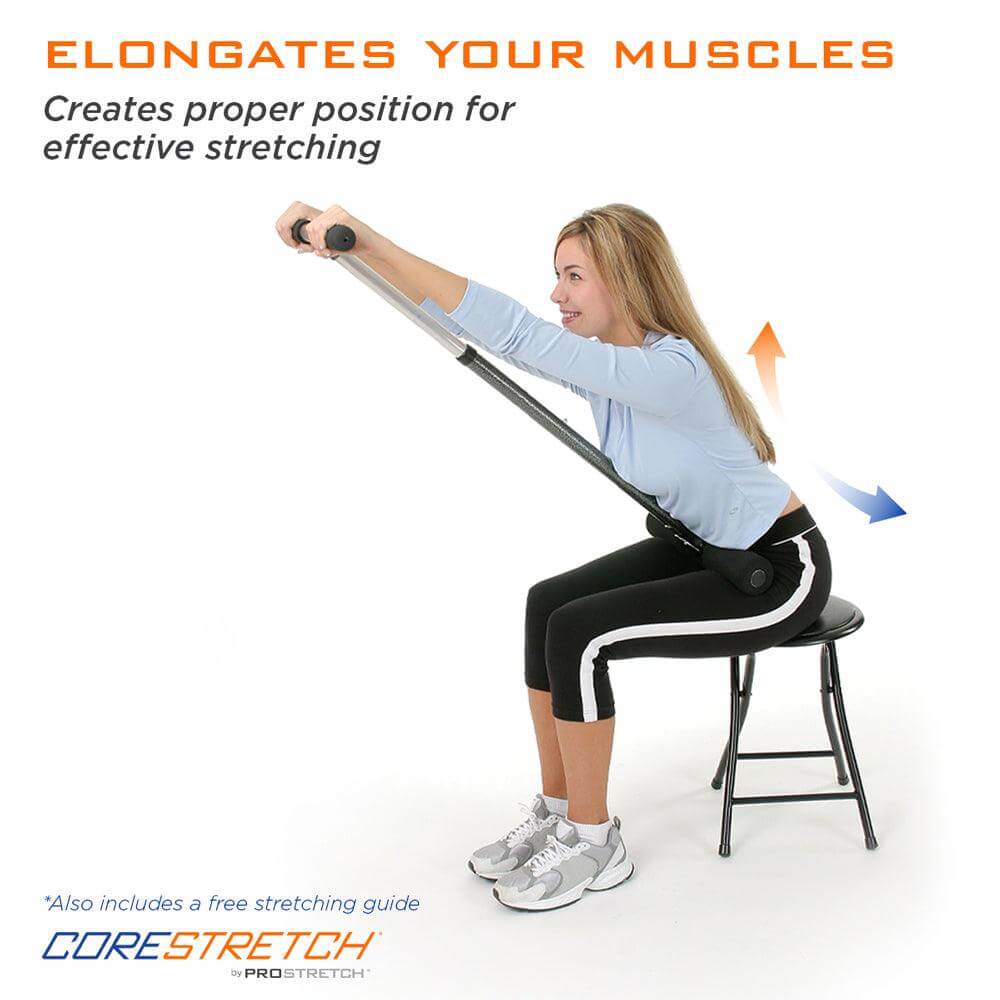 CoreStretch by ProStretch elongates your muscles creating proper positioning for effective stretching