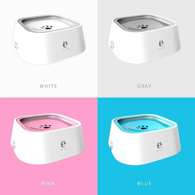 Spill-Free Floating Pet Water Bowl - Non-Wet Design for Dogs and Cats