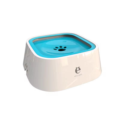 Spill-Free Floating Pet Water Bowl - Non-Wet Design for Dogs and Cats