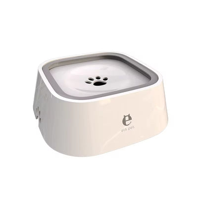 Spill-Free Floating Pet Water Bowl - Non-Wet Design for Dogs and Cats