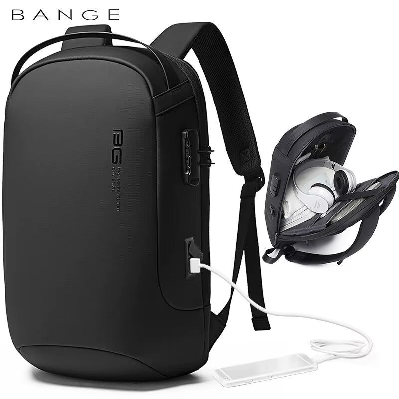 BANGE Multifunction Backpack 15.6 Inch Laptop Backpacks Fashion Waterproof Travel Backpack Anti-Thief Male Mochila School Bags