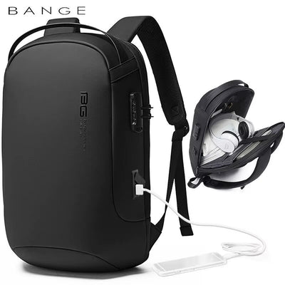 BANGE Multifunction Backpack 15.6 Inch Laptop Backpacks Fashion Waterproof Travel Backpack Anti-Thief Male Mochila School Bags