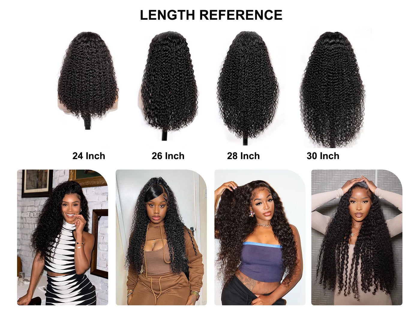 250 Density Kinky Curly Wigs 13x6 HD Lace Frontal Wig 30 40Inch